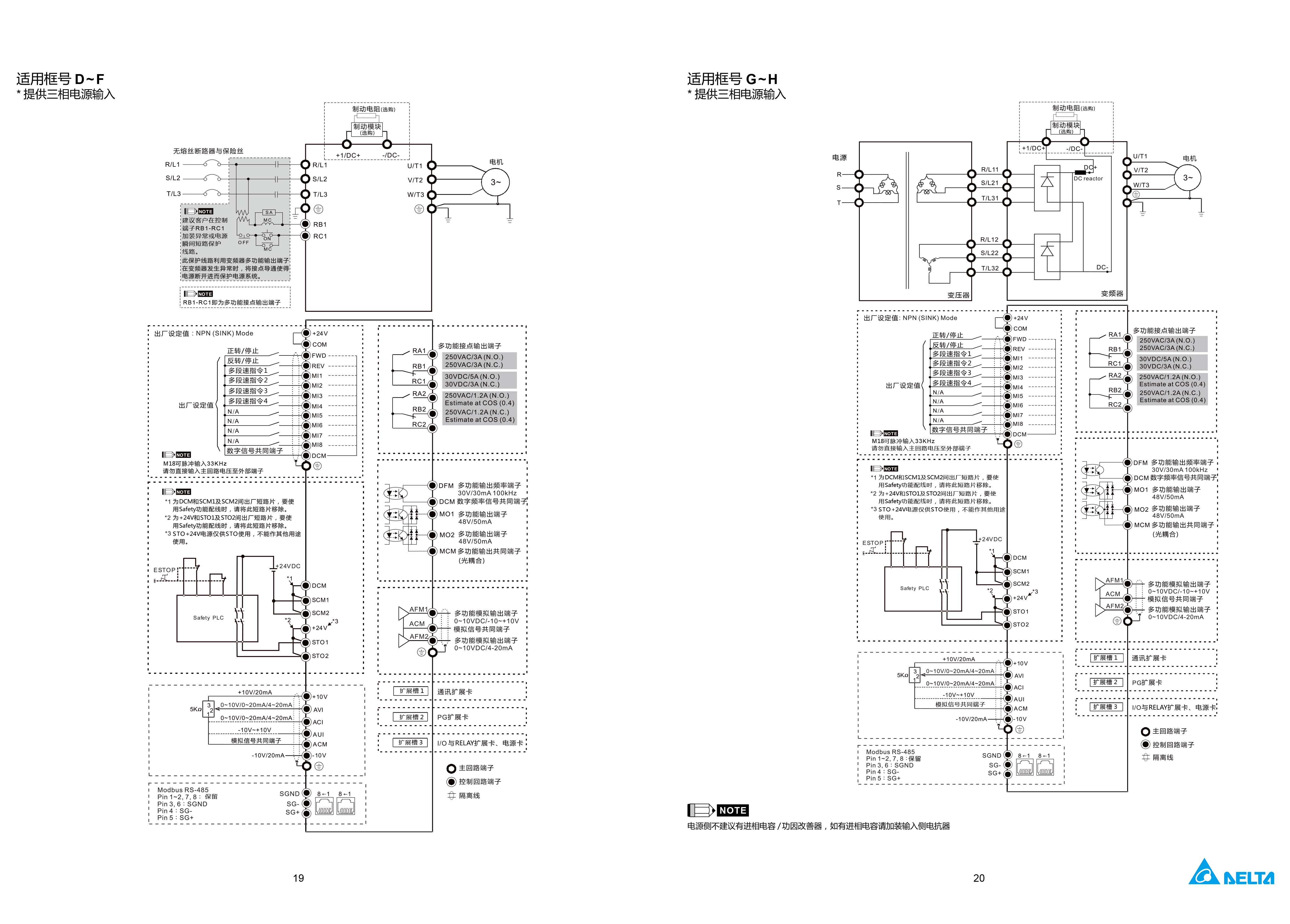 臺達C2000 Plus 變頻器選型手冊|工作原理|維修接線圖